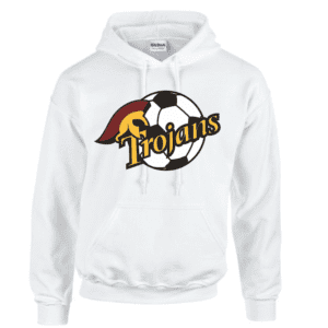 G185 Gildan Heavy Blend 8 oz., 50/50 Hooded Sweatshirt - White