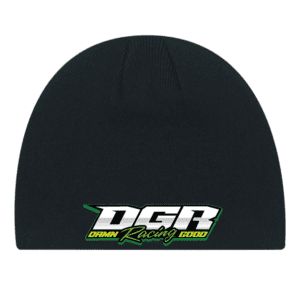 0030M Acrylic Boarder Toque - Black (Green Logo)